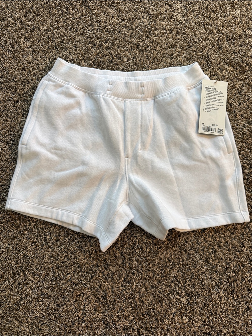 lululemon athletica White Men’s Knit Athletic Shorts